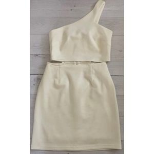 One shoulder mini dress